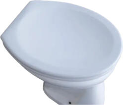 ADOB Capac WC ADOB Limone, închidere simplă, gri 44x38 cm (11650)