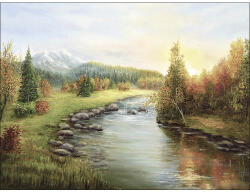 Pure Living Tablou canvas Pure Living Autumn Landscape 84x116 cm (UK003W5)
