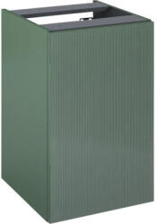 Jungborn Dulap bază lavoar baie suspendat Jungborn NONUS 40 cm PAL verde mat 1 coș rufe (169411)