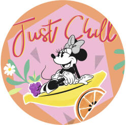 Komar Fototapet rotund autoadeziv Komar DD1-018 Disney Minnie Chill Ø 125 cm (DD1-018)