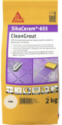 Sika Chit pentru rosturi Sika Ceram Clean Grout 655 pine 2 kg (701029)