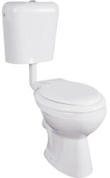 Zoom Set vas WC cu rezervor, mecanism și capac Zoom Combo, evacuare orizontală, alb (WQ8F17090001311)