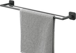 Tiger Suport prosop baie TIGER Carv, tip bară, cu 2 brațe, 65, 2 cm, negru mat (800248)