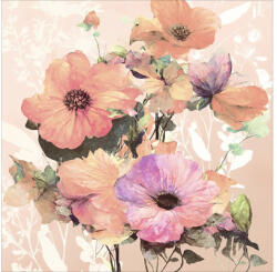 Pure Living Tablou sticlă Pure Living Watercolor Flowers VI 20x20 cm (GLA2676D)