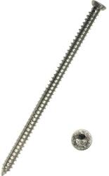 Reyher Șuruburi montaj rame/tocuri Dresselhaus 7, 5x182 mm oțel zincat, pentru tâmplărie PVC, 100 bucăți (0/6612/001/ 7,5/ 182/ /01)