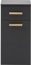 Möbelpartner Dulap baie pe sol 30x67 cm PAL antracit Duo 330 1 ușă batantă 1 sertar (146588)