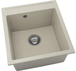 FAT Chiuvetă bucătărie fatgranit 1 cuvă FAT Avangard 224 51x46 cm fără picurător Dark Beige (224-1004) Chiuveta