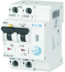 Eaton Întreruptor automat cu protecție diferențială & arc electric Eaton xPole AFDD 2P 40A 6kA/30mA, curbă C, tip AC (MO05532)