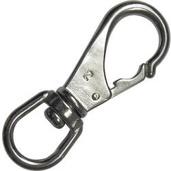 Pösamo Carabinieră cu inel rotativ Pösamo Nautic Pro 94x6 mm, inox A4 (2100400207)