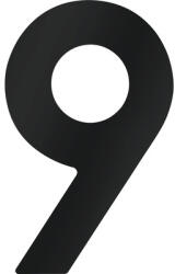 Metafranc Număr casă „9 pentru poartă/ușă, oțel inoxidabil negru (424687)