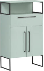 Möbelpartner Dulap baie midi pe sol 65, 2x112, 5 cm PAL verde mentă Limone 650 (150099)