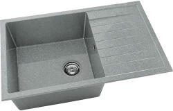 FAT Chiuvetă bucătărie granixit 1 cuvă FAT Avangard 228 49x80 cm cu picurător City Grey reversibilă (228-251) Chiuveta