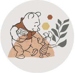 Komar Fototapet rotund autoadeziv Komar DD1-036 Winnie Pooh Soulmate Ø 125 cm (DD1-036)