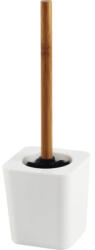 form&style Perie WC cu suport form&style alb/bambus (PB16069)