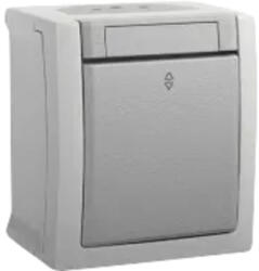 Panasonic Întrerupător cap-scară Panasonic Pacific IP54 gri, montaj aplicat (P-PSC)