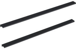 Roca Mânere pentru mobilier baie Roca Elegance 583 mm, metal, negru, set 2 bucăți (A816992485)