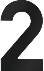 Metafranc Număr casă „2 pentru poartă/ușă, oțel inoxidabil negru (424617)