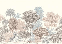 Komar Fototapet vlies INX8-024 Painted Trees 400x280 cm (INX8-024)