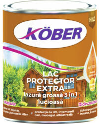 Köber lac p. extra Lac protector extra Köber lazură groasă 3 in 1 mahon închis 0, 75 l (IG5278-C0.75L)