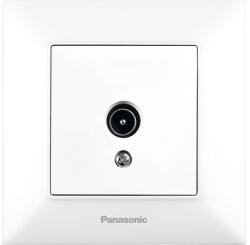 Panasonic Priză TV de capăt Panasonic Arkedia Slim, alb, incl. ramă (P-SA.TVF)