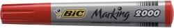 BIC Marker permanent Bic 2000 roșu, vârf de scriere în formă rotunjită (8209133)