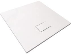 Sanotechnik Cădiță de duș pătrată slim SMC 80x80 cm alb (8080W)