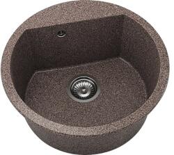 FAT Chiuvetă bucătărie granixit 1 cuvă FAT Avangard 223 Ø51 cm fără picurător Merlot (223-560) Chiuveta