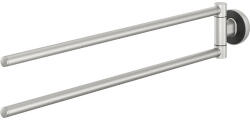Tiger Suport prosop baie TIGER Cooper, mobil, cu 2 brațe, 45, 9 cm, inox/negru (800231)
