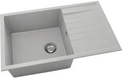 FAT Chiuvetă bucătărie fatgranit 1 cuvă FAT Avangard 228 49x80 cm cu picurător Grey reversibilă (228-1006) Chiuveta