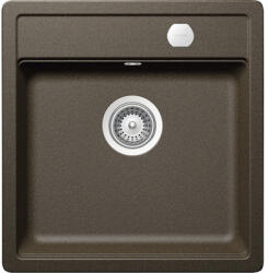 SCHOCK Chiuvetă bucătărie cristadur 1 cuvă Schock Mono N-100S 51x49 cm fără picurător Bronze (MONN100SBRONSA) Chiuveta
