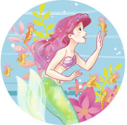 Komar Fototapet rotund autoadeziv Komar DD1-016 Disney Ariel Seahorses Ø 125 cm (DD1-016)