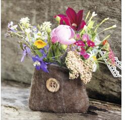 Pure Living Tablou sticlă Pure Living Flower Bag 30x30 cm (GLA1816A)