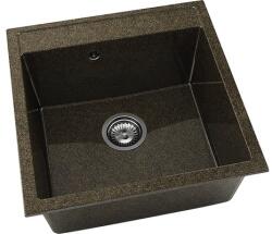 FAT Chiuvetă bucătărie granixit 1 cuvă FAT Avangard 225 51x51 cm fără picurător Sandstone (225-349) Chiuveta