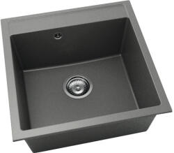 FAT Chiuvetă bucătărie fatgranit 1 cuvă FAT Avangard 225 51x51 cm fără picurător Basalt (225-1011) Chiuveta