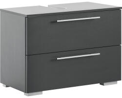 Möbelpartner Dulap bază lavoar baie pe pardoseală Carlos 800 80, 2 cm PAL antracit 1 clapetă 1 sertar (148600)