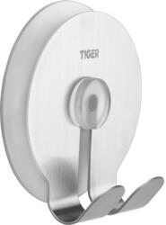 Tiger Cuier baie TIGER Twin, 2 agățători, montaj pe perete, cu ventuză, inox (175230941)
