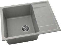 FAT Chiuvetă bucătărie fatgranit 1 cuvă FAT Avangard 238 49x65 cm cu picurător Grey reversibilă (238-1006) Chiuveta