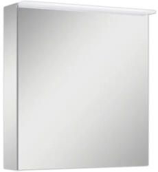 Jungborn Dulap baie cu oglindă Jungborn 60x63 cm PAL gri 1 uşă iluminare LED (904663)