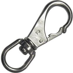 Pösamo Carabinieră cu inel rotativ Pösamo Nautic Pro 85x5 mm, inox A4 (2100400206)