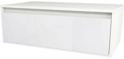 Devo Dulap bază lavoar baie suspendat Devo Cristal 2.0 90x32 cm PAL alb sertar cu închidere lentă (PO2-SU1S90x32-P36)