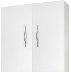 Savini Dulap baie suspendat 62, 7x71 cm MDF alb Savini Simona 2 uși (S821HX/F00)