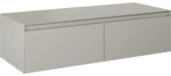 Jungborn Dulap bază lavoar baie suspendat Jungborn DECEM 120x45, 8 cm MDF fume mat 2 sertare (168951)