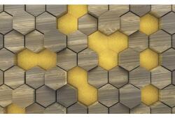 Komar Fototapet vlies 6005C-VD4 Infinity Woodcomb Olive 400x250 cm (6005C-VD4)