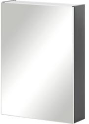 Möbelpartner Dulap baie cu oglindă Basic 50x70 cm PAL antracit 1 uşă (146428)