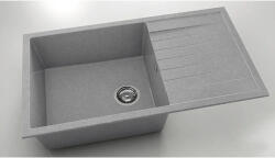 FAT Chiuvetă bucătărie granixit 1 cuvă FAT Avangard 229 49x90 cm cu picurător Platina reversibilă (229-259) Chiuveta