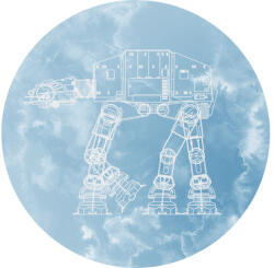 Komar Fototapet rotund autoadeziv Komar DD1-025 Star Wars AT-AT Ø 125 cm (DD1-025)