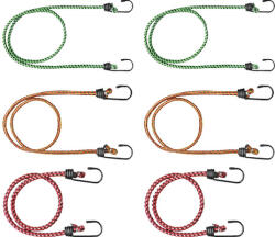 Connex Set corzi elastice cu cârlig Connex 60/80/100 cm, 6 piese (2713700)