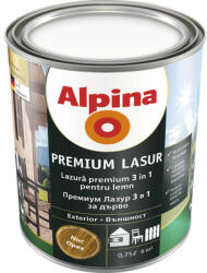 Alpina Lazură premium pentru lemn Alpina nuc 0, 75 l (900688)