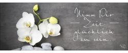Pure Living Tablou sticlă Pure Living Wellness Slogan I 30x80 cm (GLA1329C)
