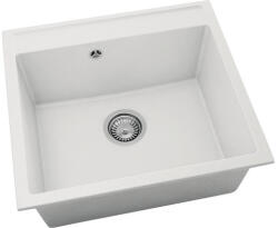 FAT Chiuvetă bucătărie fatgranit 1 cuvă FAT Avangard 226 51x56 cm fără picurător Pure White (226-1000) Chiuveta